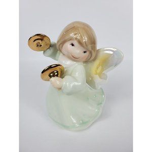 Vintage Angel Figurine Porcelain Collectible Sculpture Christmas Holiday Decor